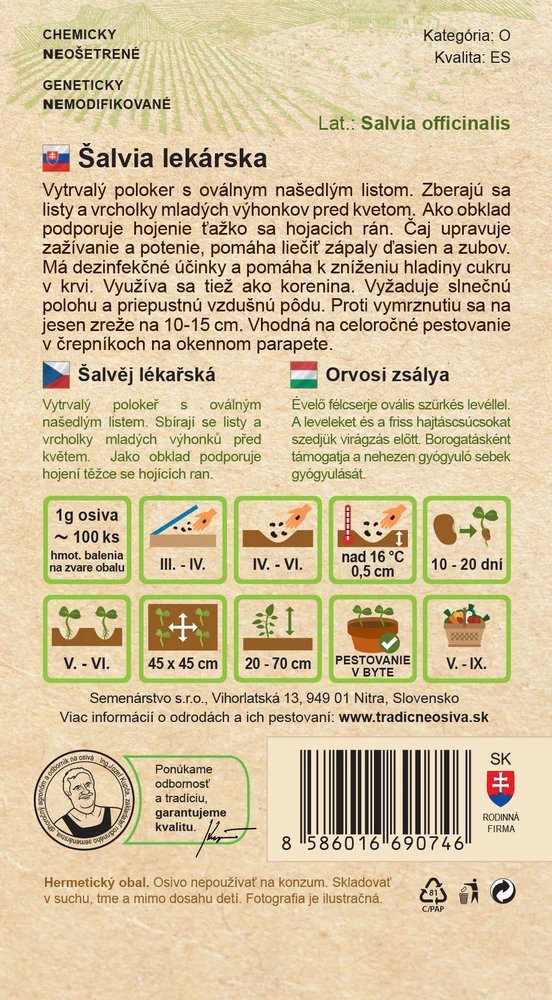 Šalvia lekárska