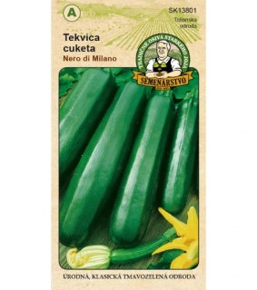 Tradičné osivá - Tekvica cuketa Nero di Milano 2g